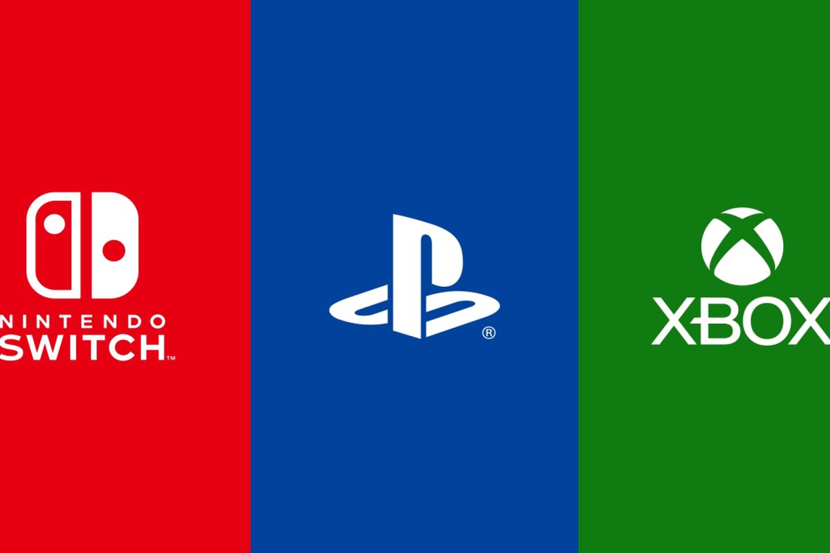 Xbox, Playstation, and Nintendo Switch Logos